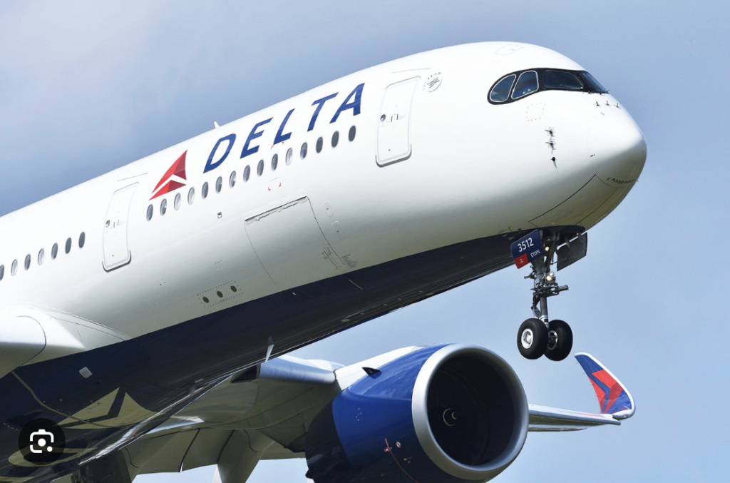 Delta airline een van onze maatschappijen. Wij vliegen alleen met gerenoveerde vliegmaatschappijen zoals KLM en Delta. rondreis Amerika met gids Route 66